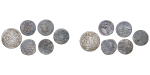 Ottoman Empire lot of 6x Silver coins. Turkey, Egypt etc. various dates and two denominations. AH1110-1290.