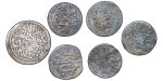 Ottoman Empire lot of 6x Silver coins. Turkey, Egypt etc. various dates and two denominations. AH1110-1290.