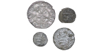 Romania, Moldova. Lot of 4x Alexander I AR ½ & 1 Groschen. 1400-1432.