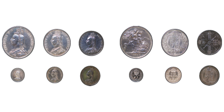 Great Britain. Victoria AR Specimen Year Set. 1887. 