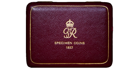 Great Britain. George VI 1937 Gold Specimen set BOX ONLY. 