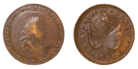Great Britain. Aylesbury CU Halfpenny Conder Token for The Abolition of Slavery. 1796. 
