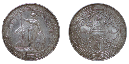 Great Britain, Overseas Territories. Victoria AR Trade Dollar. 1901B.