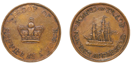 Great Britain. Bronze Proof of Service Medallion. ND (Circa 1889-1910).