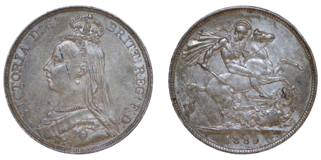 Great Britain. Victoria AR Crown. 1889. 