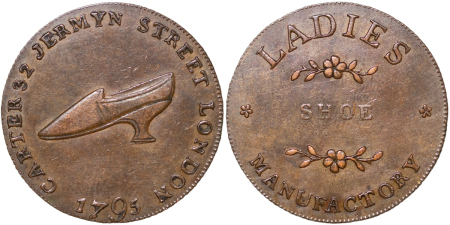 Great Britain, London. Carter of Jermyn Street CU Halfpenny Token. 1795.