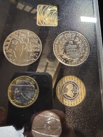 United Kingdom Royal Mint Proof Collector Year Set of 14 coins. 2017.