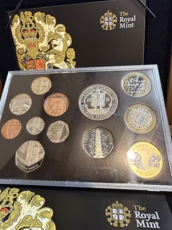 United Kingdom 12 Executive Proof Coins Year Set. 2009.