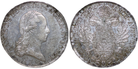 Austria. Francis II AG ½ Thaler. 1799.