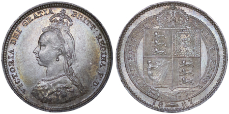Great Britain. Victoria AR Shilling. 1887.